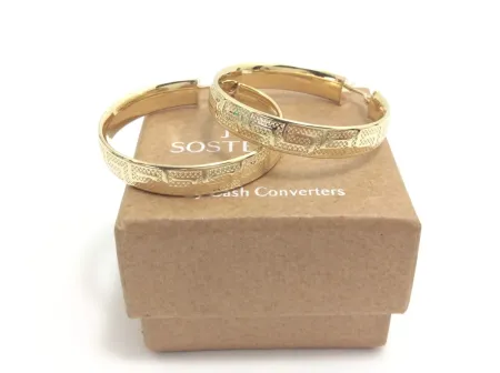 argollas oro 18k
