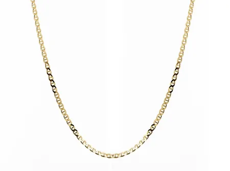 cadena hombre oro 18k maciza ancla 50cm