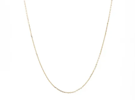 cadena oro 18k maciza forzada 40cm