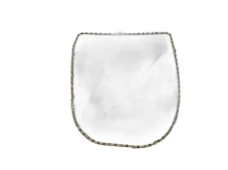 cadena oro 18k maciza espejo 50cm.