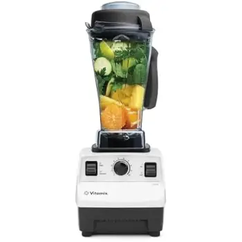 Licuadora Vitamix 5200, con recipiente de 64 onzas, color blanco, de grado profesional