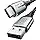 INIU USB A USB C Cable, [2m] QC 3.0 and 3.1A Fast Charging USB C Cable, Nylon Braided Alloy USB Type C Charger Cable Compatible with iPhone 16 15 Pro Samsung S21 Huawei Xiaomi Pixel ECC.