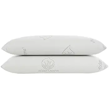 Todocama Aloe Vera Memory Foam Pillow (Pack of 2 - 70 cm)