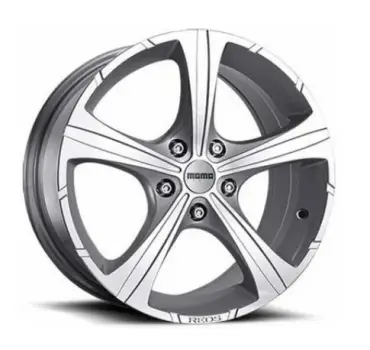 Momo REDS BLACK KNIGHT 16 pulgadas plata llanta de aleación 7x16 ET40 4x108