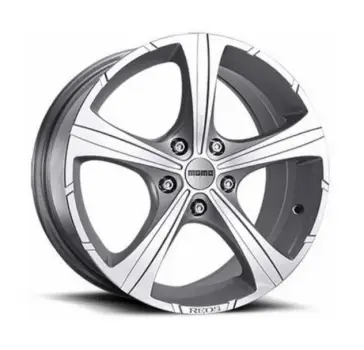 Momo REDS BLACK KNIGHT 16 pulgadas plata llanta de aleación 7x16 ET40 5x112