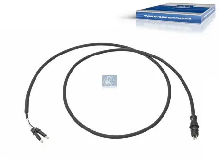 DT Spare Parts 2.65251 Sensor ABS Eje trasero, Eje delantero, 2polos, 1290mm