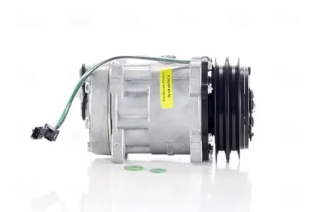 NISSENS 890336 Compresor, aire acondicionado SD7H15-8081, 24V, PAG 46, R134a, con aceite de compresor PAG, con acoplamiento magnético, sin diodo