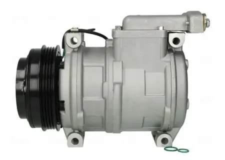 NISSENS 89413 Compresor, aire acondicionado 10PA17C, 24V, PAG 46, R134a, con aceite de compresor PAG, con acoplamiento magnético, sin diodo