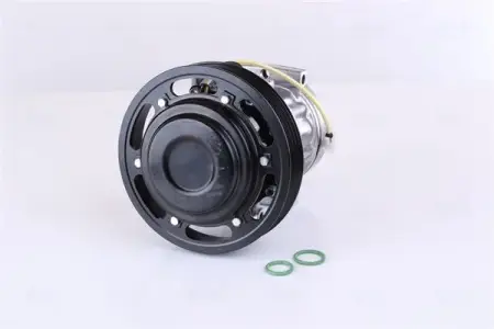 NISSENS 89353 Compresor, aire acondicionado SD7H15, 24V, PAG 46, R134a, con aceite de compresor PAG, con acoplamiento magnético, sin diodo