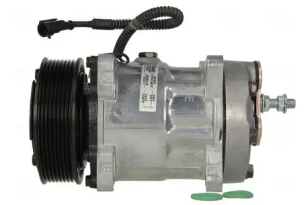 NISSENS 89470 Compresor, aire acondicionado SD7H15, 24V, PAG 46, R134a, con aceite de compresor PAG, con acoplamiento magnético, con diodo