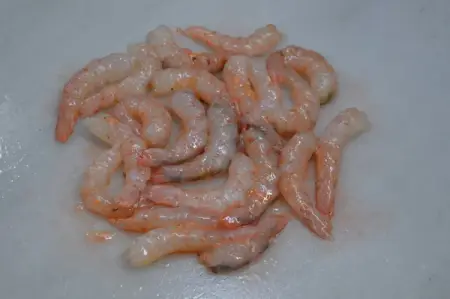 Cola de Gamba Blanca de Huelva pelada en su jugo - 150 gramos al vacío