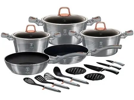 Batería de cocina - BERLINGERHAUS Moonlight, Ninguno