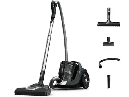 Aspirador sin bolsa - Rowenta Green Force Cyclonic Effitech+ RO7C71, 900W, 2.5 L, Filtración HEPA, Radio Acción 9 m, 66 dB(A), Kit hogar y coche, Azul