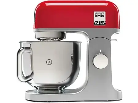 Robot de cocina - Kenwood kMix KMX750RD, Amasadora de repostería, 1000 W Bol de 5 l, 6 Velocidades, Rojo