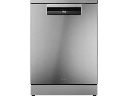 Lavavajillas - Haier I-Pro Shine Series 3 XF 5C4M1X, 15 servicios, 10 programas, 60 cm, Motor Inverter, Wi-Fi, Inox