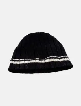 Gorro negro logo