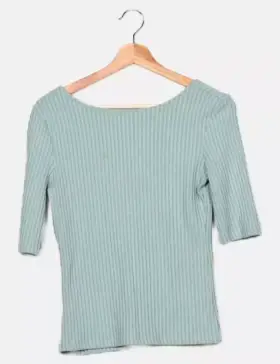 Conjunto azul canalé