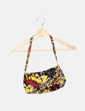 Marabara Bolso negro print floral