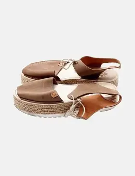 POPA Sandalias plataforma marrones