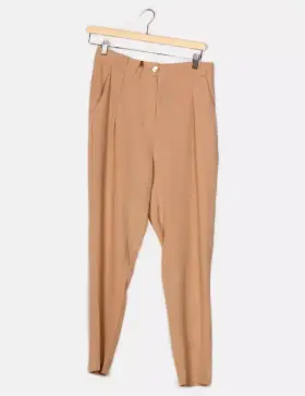 White & One Pantalones de tela Fluido