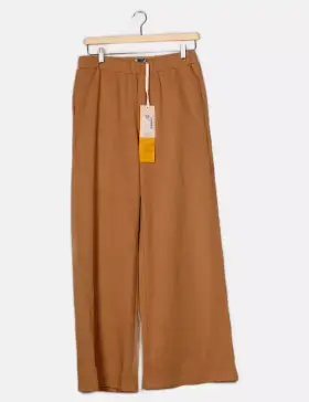 Z.o.e ZONE OF EMBROIDERED Pantalones de tela Rectos