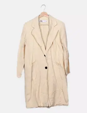 Zara Abrigo básico beige