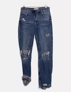Zara Vaqueros mom fit