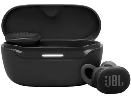 Auriculares deportivos - JBL Endurance Race 2, Intraurales, Bluetooth, Cancelación de Ruido, 48h Autonomía, Negro