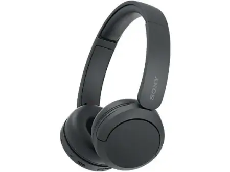 Auriculares inalámbricos - Sony WH-CH520, Bluetooth, 50 horas de autonomía, Carga rápida, 360 Audio, Conexión multipunto, Cascos estilo diadema, Negro