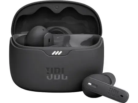 Auriculares True Wireless - JBL Tune Beam, 48h Autonomía, Graves puros, Cancelación ruido, Negro