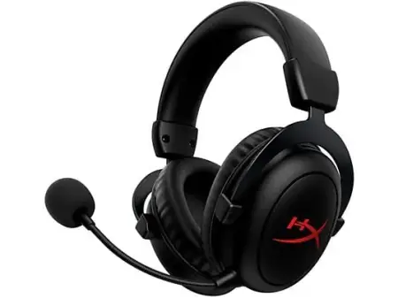 Auriculares gaming - HyperX Cloud II Core, De diadema, Inalámbricos, Hasta 80 horas, Micrófono, Cancelación de ruido, PC, Negro
