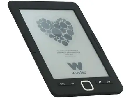 eBook - Woxter Scriba 195, Para eBook, 4GB capacidad y 6 pulgadas, Negro