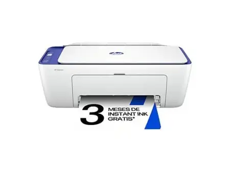 Impresora multifunción - HP DeskJet 2821e, Serie 2820, Wi-Fi®, USB, Color, Copia, Escáner, Recuperación automática, Instant Ink, HP +, Blanco