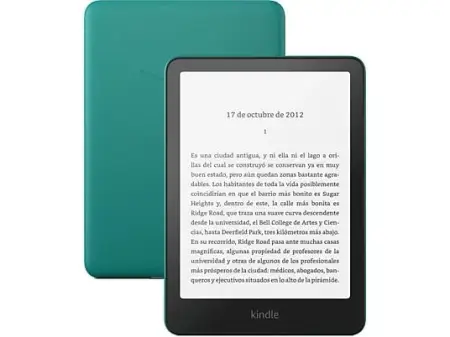 eBook - Amazon Kindle Paperwhite, 7", 16 GB, 300 ppi, Con publicidad, Sin reflejos, Autonomía de semanas, Verde Jade