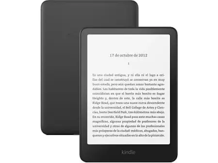eBook - Amazon Kindle Paperwhite, 7", 16 GB, 300 ppi, Con publicidad, Sin reflejos, Autonomía de semanas, Negro