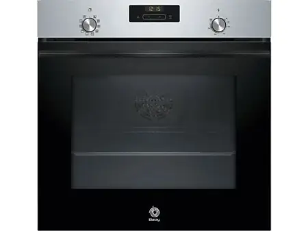 Horno - Balay 3HB4131X3, Serie Acero, Multifunción, Limpieza hidrolítica, 71 l, Aire caliente 3D Profesional, Display LED, 60 cm, Inox