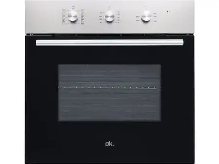 Horno - ok. OBO 311-1 A, Multifunción, Esmalte fácil de limpiar, 70 l , 63 cm, 9 programas + ECO, Inox