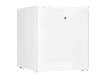 Nevera pequeña - ok. OFK 061 E W, Compresor, 51 cm, 41 l, Independiente, Compresor Blanco