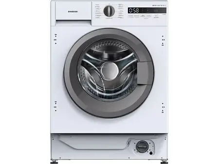 Lavadora carga frontal - Infiniton WM-B84ABN, 8 kg, 1400 rpm, 15 Programas, Inverter, Integrable, Pet Care, Sin panelar