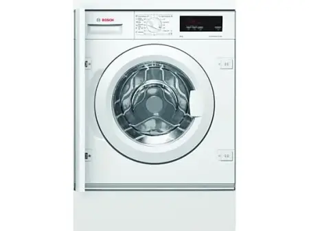 Lavadora Integrable - Bosch WIW28302ES, 8 kg, 1400 rpm, 14 programas, Motor EcoSilence, Speed Perfect, Blanco