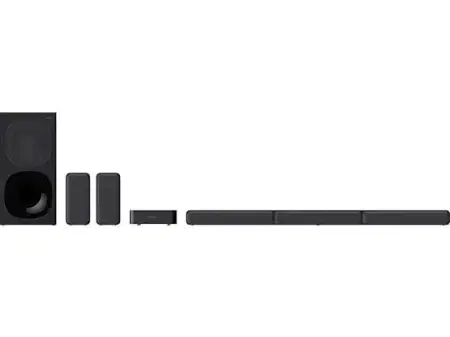 Barra de sonido - HTS40R.CEL, Surround 5.1, Subwoofer, Altavoces traseros inalámbricos, HDMI, Bluetooth, 600 W, Negro