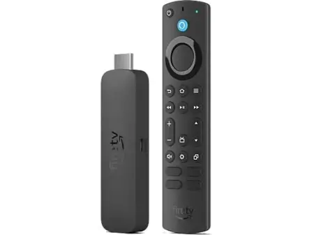 Reproductor multimedia - Amazon Fire TV Stick 4K Max, 16 GB almacenamiento, Dispositivo de streaming compatible con Wi-Fi 6E y fondo ambiental, Negro