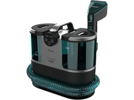 Aspirador de tapicerías - Cecotec Conga 7000 Carpet&Spot Clean Steam XXL, 1700 W, Radio de hasta 7 m, Limpia tapicerías, Azul y Negro
